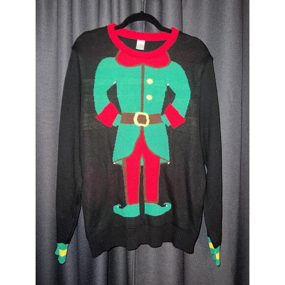 Ugly Christmas Sweater Xmas Size Large - Picture 1 of 2